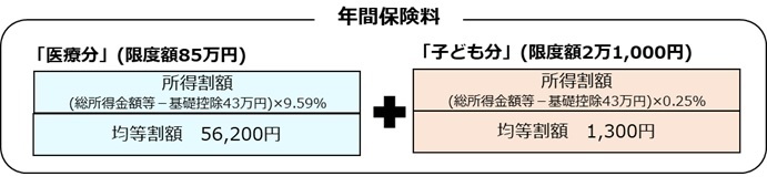 年間保険料 サイズ指定なし