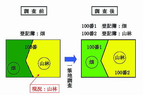 分筆可能な例 分筆可能な例