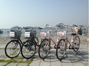 レンタサイクル写真