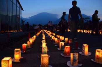 「いのりの灯」(雲仙岳災害記念館) 「いのりの灯」(雲仙岳災害記念館)